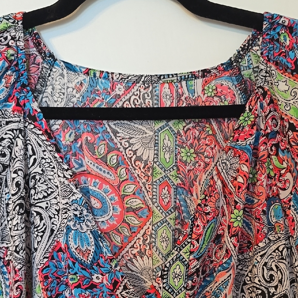 Amazon Essentials Blue And Red Raglan Sleeve Sund… - image 7